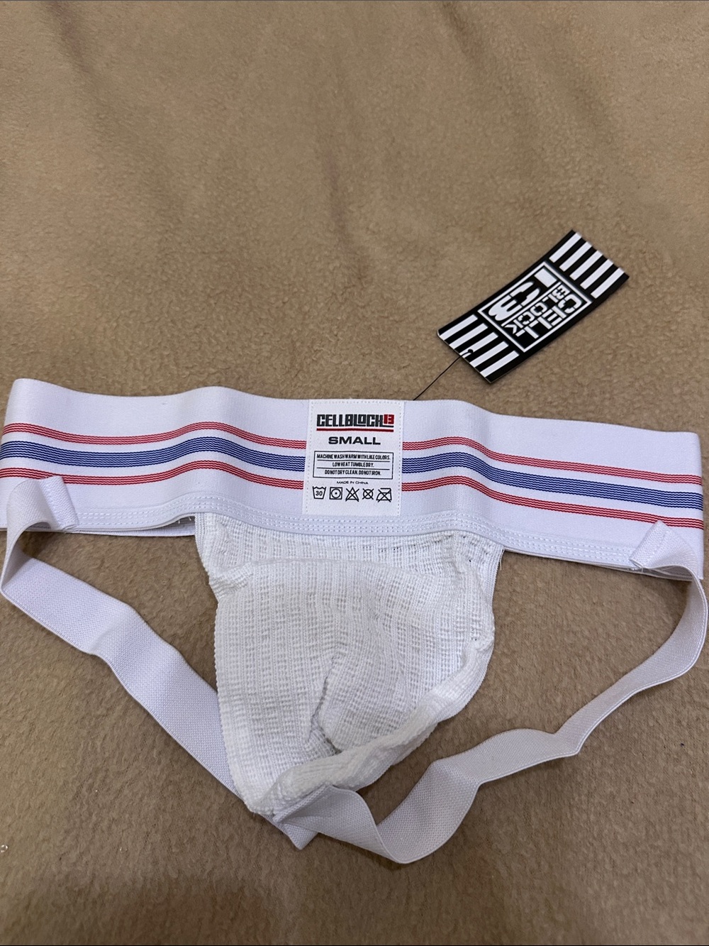Cellblock 13 3” White Jockstrap for Men